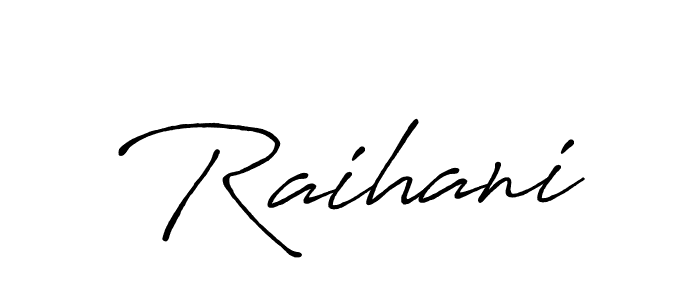 Antro_Vectra_Bolder is a professional signature style that is perfect for those who want to add a touch of class to their signature. It is also a great choice for those who want to make their signature more unique. Get Raihani name to fancy signature for free. Raihani signature style 7 images and pictures png