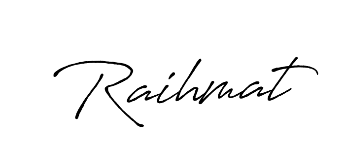 How to make Raihmat signature? Antro_Vectra_Bolder is a professional autograph style. Create handwritten signature for Raihmat name. Raihmat signature style 7 images and pictures png