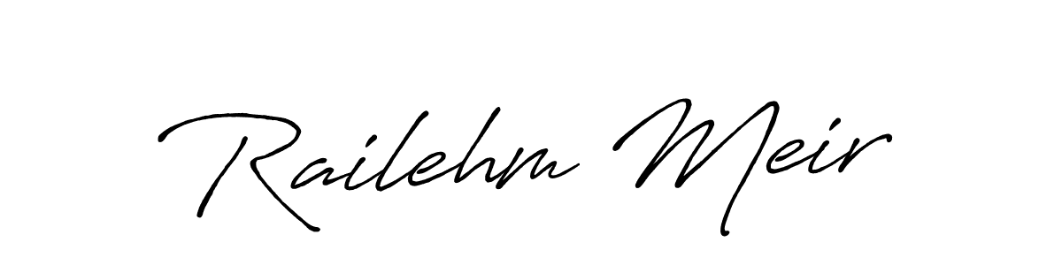 Also we have Railehm Meir name is the best signature style. Create professional handwritten signature collection using Antro_Vectra_Bolder autograph style. Railehm Meir signature style 7 images and pictures png