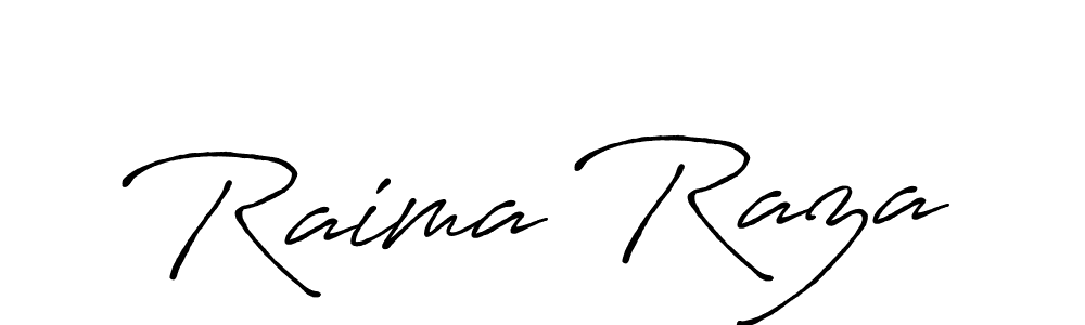 Raima Raza stylish signature style. Best Handwritten Sign (Antro_Vectra_Bolder) for my name. Handwritten Signature Collection Ideas for my name Raima Raza. Raima Raza signature style 7 images and pictures png