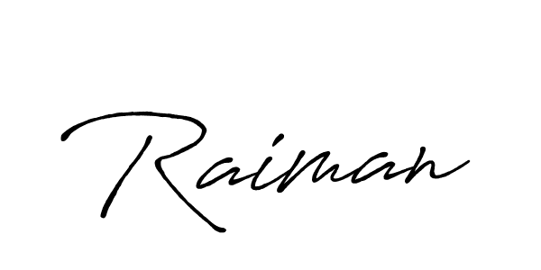 if you are searching for the best signature style for your name Raiman. so please give up your signature search. here we have designed multiple signature styles  using Antro_Vectra_Bolder. Raiman signature style 7 images and pictures png