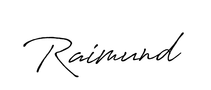 How to make Raimund name signature. Use Antro_Vectra_Bolder style for creating short signs online. This is the latest handwritten sign. Raimund signature style 7 images and pictures png