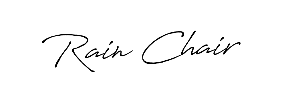 Rain Chair stylish signature style. Best Handwritten Sign (Antro_Vectra_Bolder) for my name. Handwritten Signature Collection Ideas for my name Rain Chair. Rain Chair signature style 7 images and pictures png