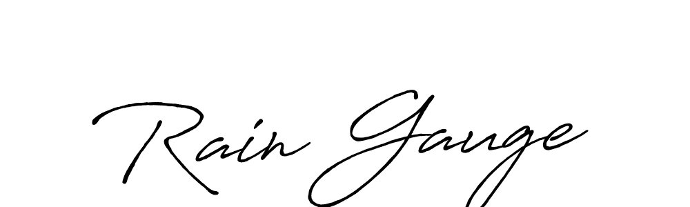 How to make Rain Gauge name signature. Use Antro_Vectra_Bolder style for creating short signs online. This is the latest handwritten sign. Rain Gauge signature style 7 images and pictures png