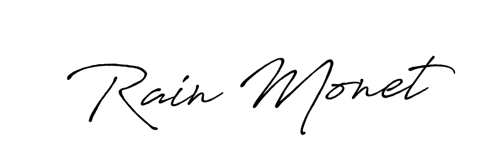 You can use this online signature creator to create a handwritten signature for the name Rain Monet. This is the best online autograph maker. Rain Monet signature style 7 images and pictures png