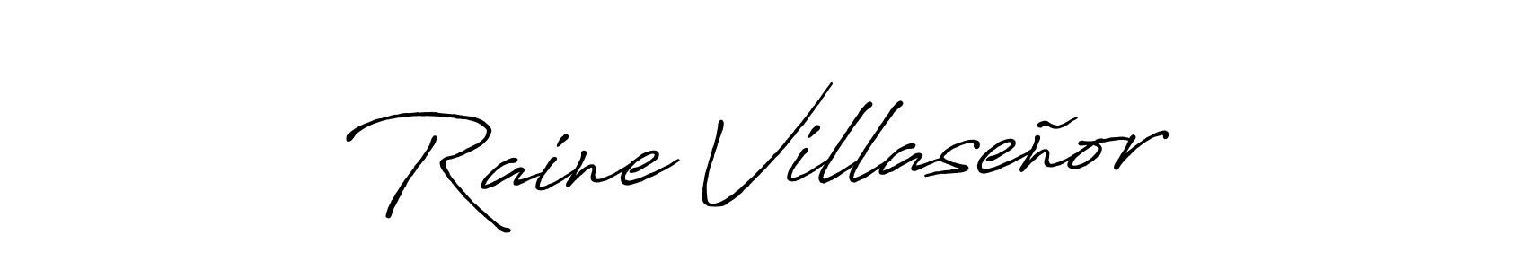 Antro_Vectra_Bolder is a professional signature style that is perfect for those who want to add a touch of class to their signature. It is also a great choice for those who want to make their signature more unique. Get Raine Villaseñor name to fancy signature for free. Raine Villaseñor signature style 7 images and pictures png