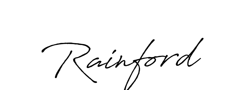 The best way (Antro_Vectra_Bolder) to make a short signature is to pick only two or three words in your name. The name Rainford include a total of six letters. For converting this name. Rainford signature style 7 images and pictures png