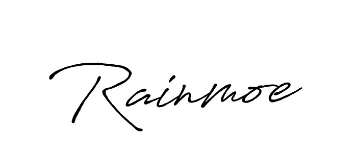 Once you've used our free online signature maker to create your best signature Antro_Vectra_Bolder style, it's time to enjoy all of the benefits that Rainmoe name signing documents. Rainmoe signature style 7 images and pictures png