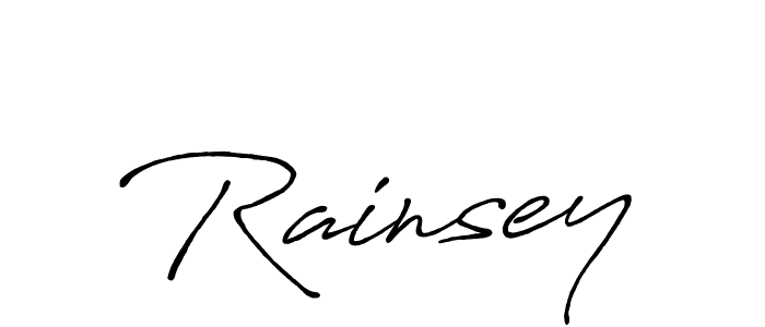 Also You can easily find your signature by using the search form. We will create Rainsey name handwritten signature images for you free of cost using Antro_Vectra_Bolder sign style. Rainsey signature style 7 images and pictures png