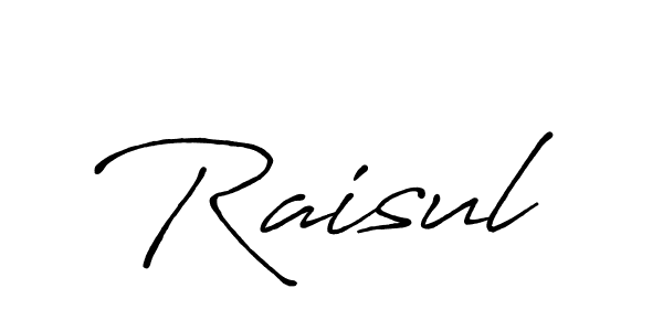 Raisul stylish signature style. Best Handwritten Sign (Antro_Vectra_Bolder) for my name. Handwritten Signature Collection Ideas for my name Raisul. Raisul signature style 7 images and pictures png