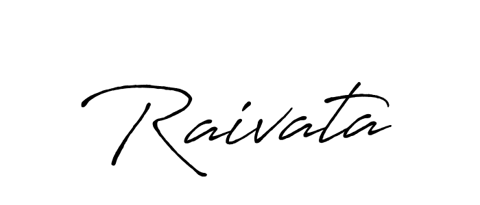 Create a beautiful signature design for name Raivata. With this signature (Antro_Vectra_Bolder) fonts, you can make a handwritten signature for free. Raivata signature style 7 images and pictures png