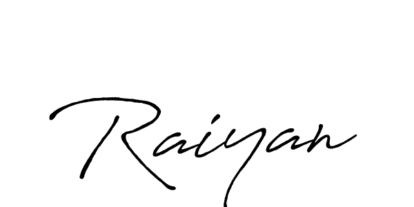 Make a beautiful signature design for name Raiyan. Use this online signature maker to create a handwritten signature for free. Raiyan signature style 7 images and pictures png