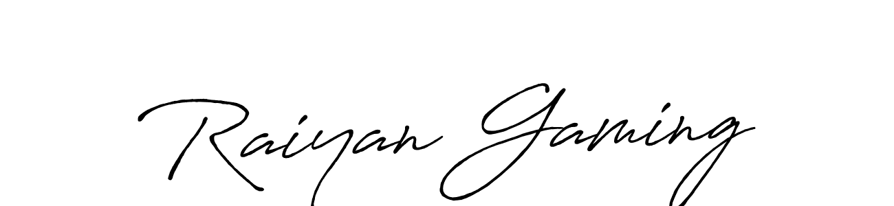 Make a beautiful signature design for name Raiyan Gaming. Use this online signature maker to create a handwritten signature for free. Raiyan Gaming signature style 7 images and pictures png