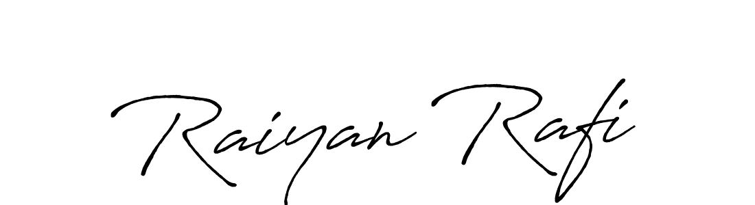 Raiyan Rafi stylish signature style. Best Handwritten Sign (Antro_Vectra_Bolder) for my name. Handwritten Signature Collection Ideas for my name Raiyan Rafi. Raiyan Rafi signature style 7 images and pictures png