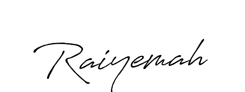 You should practise on your own different ways (Antro_Vectra_Bolder) to write your name (Raiyemah) in signature. don't let someone else do it for you. Raiyemah signature style 7 images and pictures png