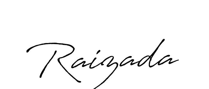 How to make Raizada name signature. Use Antro_Vectra_Bolder style for creating short signs online. This is the latest handwritten sign. Raizada signature style 7 images and pictures png