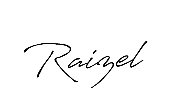 How to make Raizel signature? Antro_Vectra_Bolder is a professional autograph style. Create handwritten signature for Raizel name. Raizel signature style 7 images and pictures png