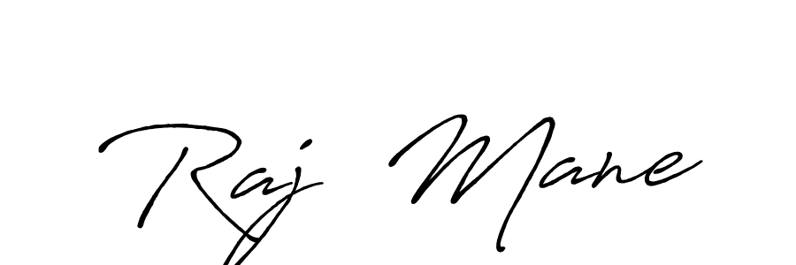 Use a signature maker to create a handwritten signature online. With this signature software, you can design (Antro_Vectra_Bolder) your own signature for name Raj  Mane. Raj  Mane signature style 7 images and pictures png