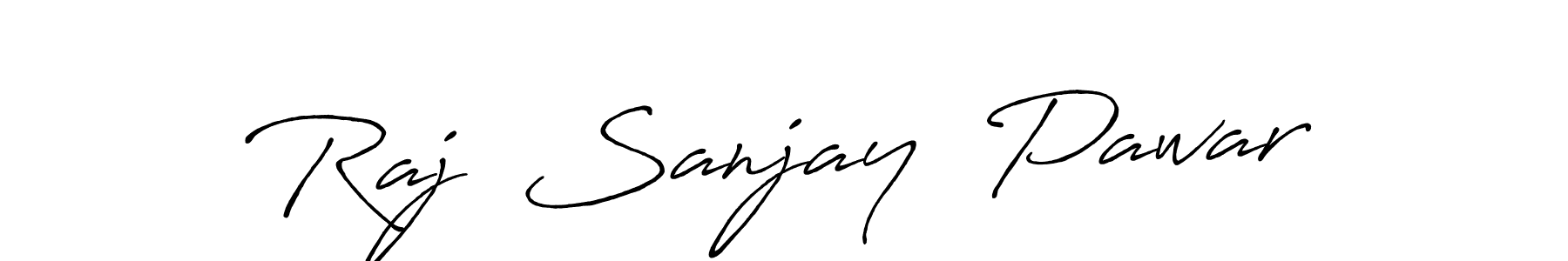 Design your own signature with our free online signature maker. With this signature software, you can create a handwritten (Antro_Vectra_Bolder) signature for name Raj  Sanjay  Pawar. Raj  Sanjay  Pawar signature style 7 images and pictures png