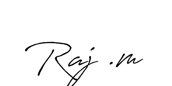 Also You can easily find your signature by using the search form. We will create Raj .m name handwritten signature images for you free of cost using Antro_Vectra_Bolder sign style. Raj .m signature style 7 images and pictures png