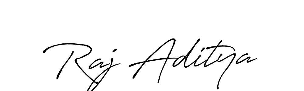 How to make Raj Aditya signature? Antro_Vectra_Bolder is a professional autograph style. Create handwritten signature for Raj Aditya name. Raj Aditya signature style 7 images and pictures png