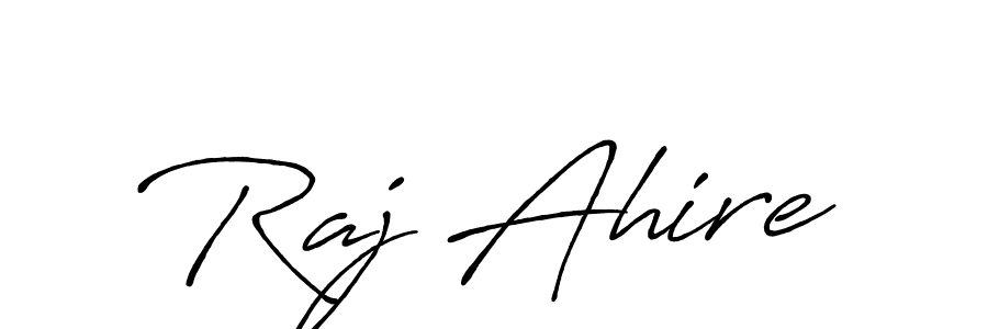 Make a beautiful signature design for name Raj Ahire. Use this online signature maker to create a handwritten signature for free. Raj Ahire signature style 7 images and pictures png