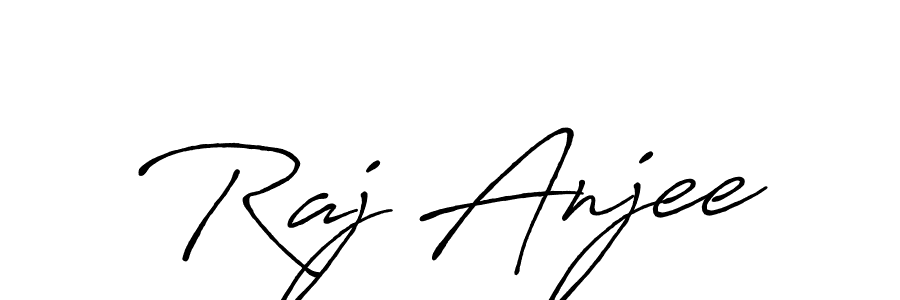 The best way (Antro_Vectra_Bolder) to make a short signature is to pick only two or three words in your name. The name Raj Anjee include a total of six letters. For converting this name. Raj Anjee signature style 7 images and pictures png