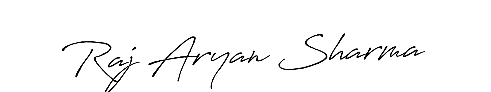 Make a short Raj Aryan Sharma signature style. Manage your documents anywhere anytime using Antro_Vectra_Bolder. Create and add eSignatures, submit forms, share and send files easily. Raj Aryan Sharma signature style 7 images and pictures png