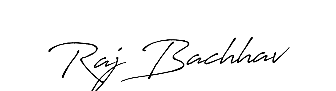 How to make Raj Bachhav signature? Antro_Vectra_Bolder is a professional autograph style. Create handwritten signature for Raj Bachhav name. Raj Bachhav signature style 7 images and pictures png
