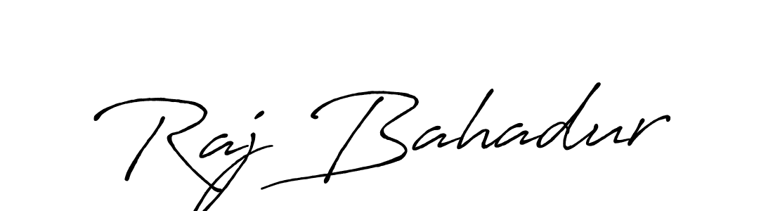 You should practise on your own different ways (Antro_Vectra_Bolder) to write your name (Raj Bahadur) in signature. don't let someone else do it for you. Raj Bahadur signature style 7 images and pictures png
