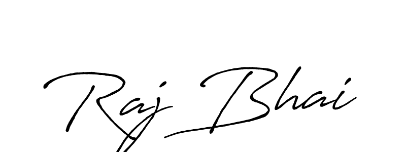 Create a beautiful signature design for name Raj Bhai. With this signature (Antro_Vectra_Bolder) fonts, you can make a handwritten signature for free. Raj Bhai signature style 7 images and pictures png