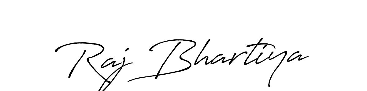It looks lik you need a new signature style for name Raj Bhartiya. Design unique handwritten (Antro_Vectra_Bolder) signature with our free signature maker in just a few clicks. Raj Bhartiya signature style 7 images and pictures png