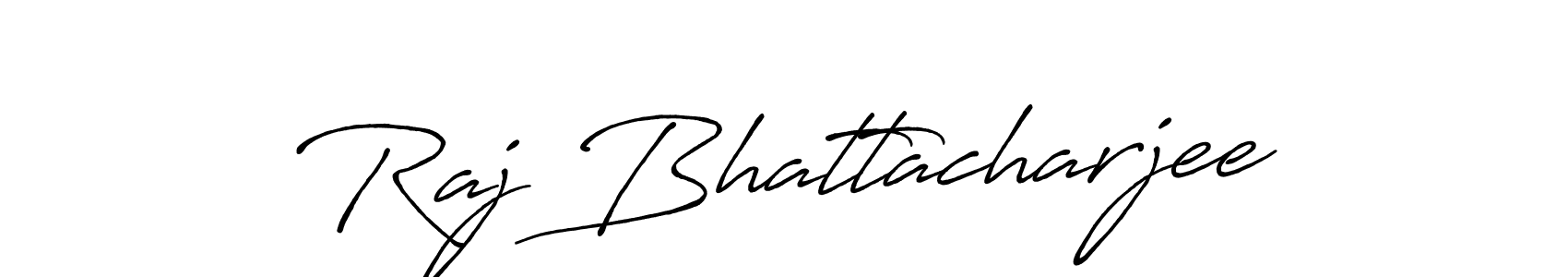 How to make Raj Bhattacharjee name signature. Use Antro_Vectra_Bolder style for creating short signs online. This is the latest handwritten sign. Raj Bhattacharjee signature style 7 images and pictures png