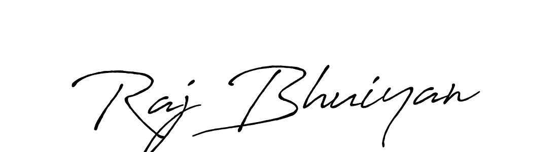 Design your own signature with our free online signature maker. With this signature software, you can create a handwritten (Antro_Vectra_Bolder) signature for name Raj Bhuiyan. Raj Bhuiyan signature style 7 images and pictures png