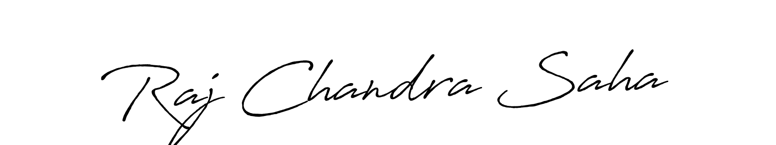 Antro_Vectra_Bolder is a professional signature style that is perfect for those who want to add a touch of class to their signature. It is also a great choice for those who want to make their signature more unique. Get Raj Chandra Saha name to fancy signature for free. Raj Chandra Saha signature style 7 images and pictures png