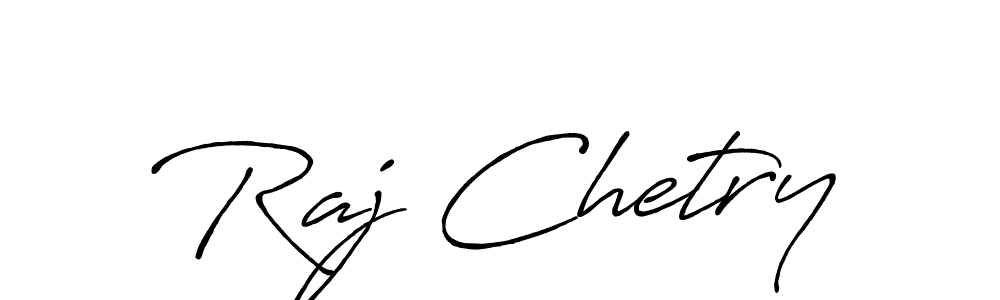 Create a beautiful signature design for name Raj Chetry. With this signature (Antro_Vectra_Bolder) fonts, you can make a handwritten signature for free. Raj Chetry signature style 7 images and pictures png