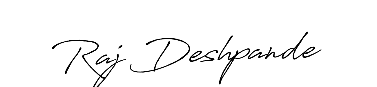 Raj Deshpande stylish signature style. Best Handwritten Sign (Antro_Vectra_Bolder) for my name. Handwritten Signature Collection Ideas for my name Raj Deshpande. Raj Deshpande signature style 7 images and pictures png