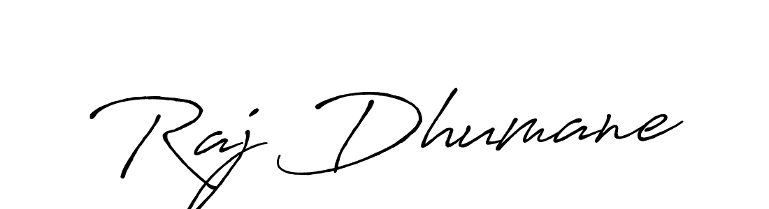 How to make Raj Dhumane signature? Antro_Vectra_Bolder is a professional autograph style. Create handwritten signature for Raj Dhumane name. Raj Dhumane signature style 7 images and pictures png