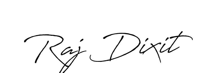 How to make Raj Dixit name signature. Use Antro_Vectra_Bolder style for creating short signs online. This is the latest handwritten sign. Raj Dixit signature style 7 images and pictures png