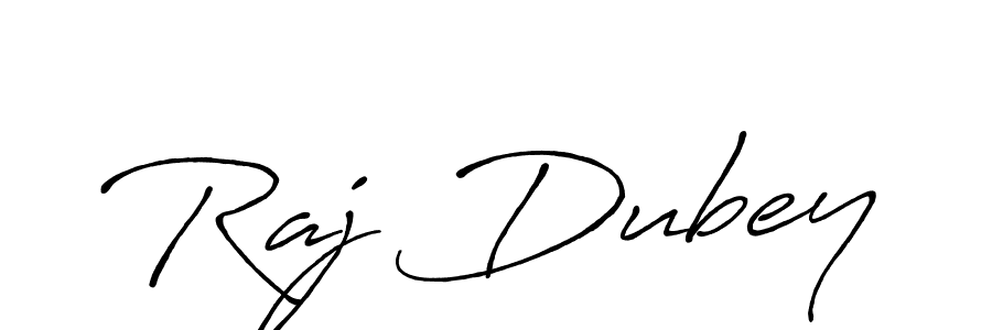Design your own signature with our free online signature maker. With this signature software, you can create a handwritten (Antro_Vectra_Bolder) signature for name Raj Dubey. Raj Dubey signature style 7 images and pictures png