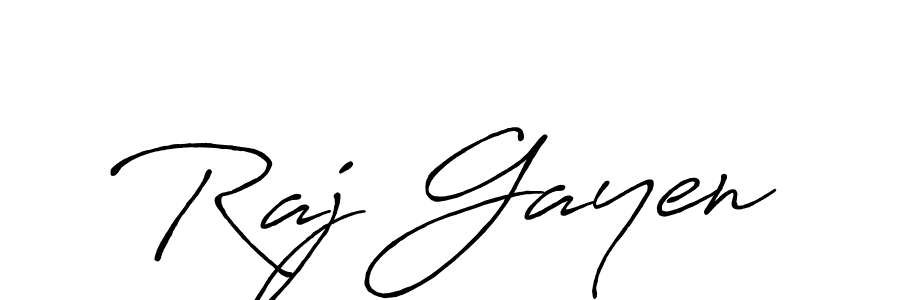 Design your own signature with our free online signature maker. With this signature software, you can create a handwritten (Antro_Vectra_Bolder) signature for name Raj Gayen. Raj Gayen signature style 7 images and pictures png