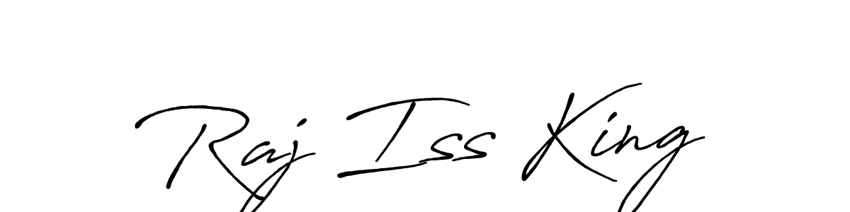 This is the best signature style for the Raj Iss King name. Also you like these signature font (Antro_Vectra_Bolder). Mix name signature. Raj Iss King signature style 7 images and pictures png