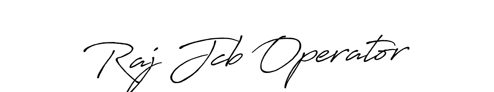 Antro_Vectra_Bolder is a professional signature style that is perfect for those who want to add a touch of class to their signature. It is also a great choice for those who want to make their signature more unique. Get Raj Jcb Operator name to fancy signature for free. Raj Jcb Operator signature style 7 images and pictures png