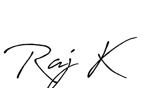 Best and Professional Signature Style for Raj K. Antro_Vectra_Bolder Best Signature Style Collection. Raj K signature style 7 images and pictures png