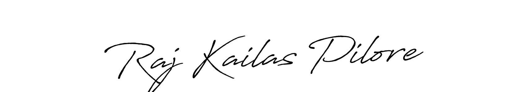 if you are searching for the best signature style for your name Raj Kailas Pilore. so please give up your signature search. here we have designed multiple signature styles  using Antro_Vectra_Bolder. Raj Kailas Pilore signature style 7 images and pictures png