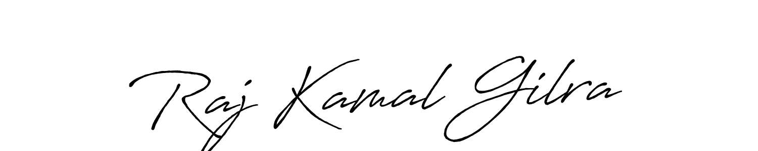 It looks lik you need a new signature style for name Raj Kamal Gilra. Design unique handwritten (Antro_Vectra_Bolder) signature with our free signature maker in just a few clicks. Raj Kamal Gilra signature style 7 images and pictures png