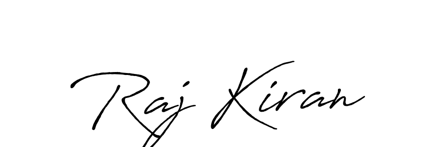 Raj Kiran stylish signature style. Best Handwritten Sign (Antro_Vectra_Bolder) for my name. Handwritten Signature Collection Ideas for my name Raj Kiran. Raj Kiran signature style 7 images and pictures png