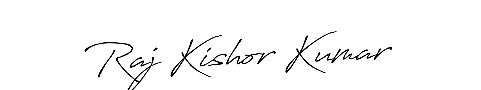 Also You can easily find your signature by using the search form. We will create Raj Kishor Kumar name handwritten signature images for you free of cost using Antro_Vectra_Bolder sign style. Raj Kishor Kumar signature style 7 images and pictures png