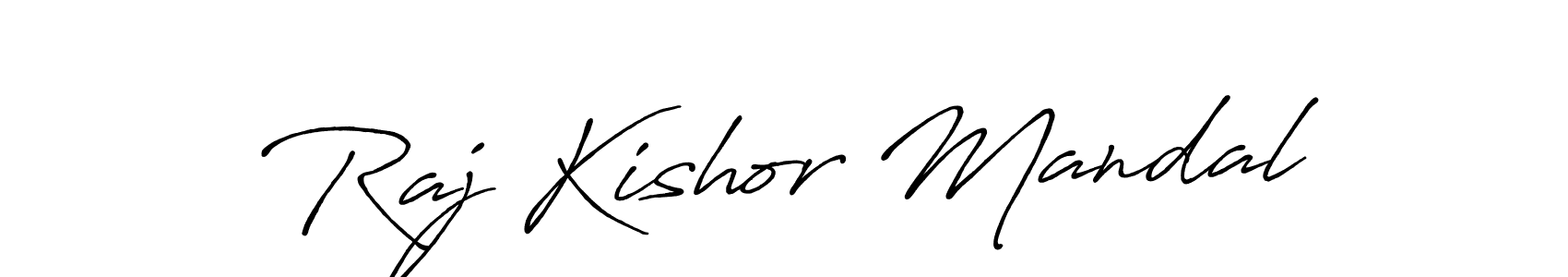 How to make Raj Kishor Mandal signature? Antro_Vectra_Bolder is a professional autograph style. Create handwritten signature for Raj Kishor Mandal name. Raj Kishor Mandal signature style 7 images and pictures png