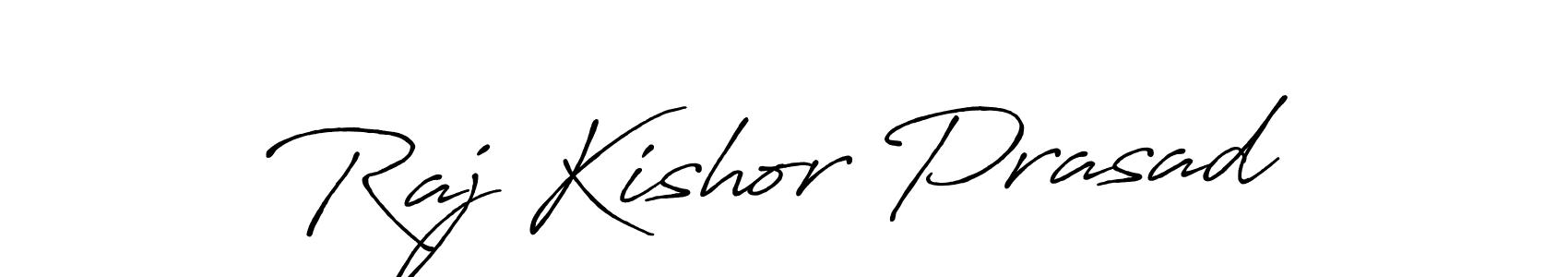 Raj Kishor Prasad stylish signature style. Best Handwritten Sign (Antro_Vectra_Bolder) for my name. Handwritten Signature Collection Ideas for my name Raj Kishor Prasad. Raj Kishor Prasad signature style 7 images and pictures png